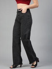 KOTTY Regular Women Black Jeans 