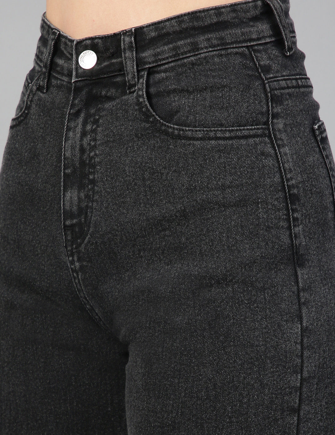 KOTTY Regular Women Black Jeans 