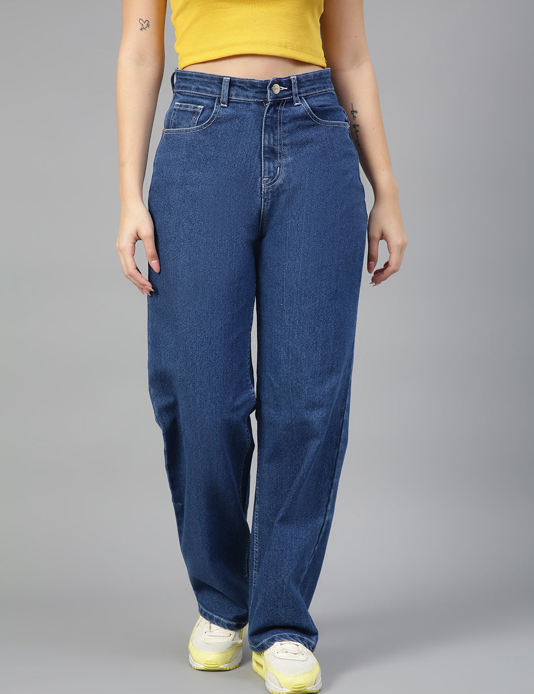 KOTTY Regular Women Dark Blue Jeans 