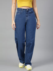 KOTTY Regular Women Dark Blue Jeans 