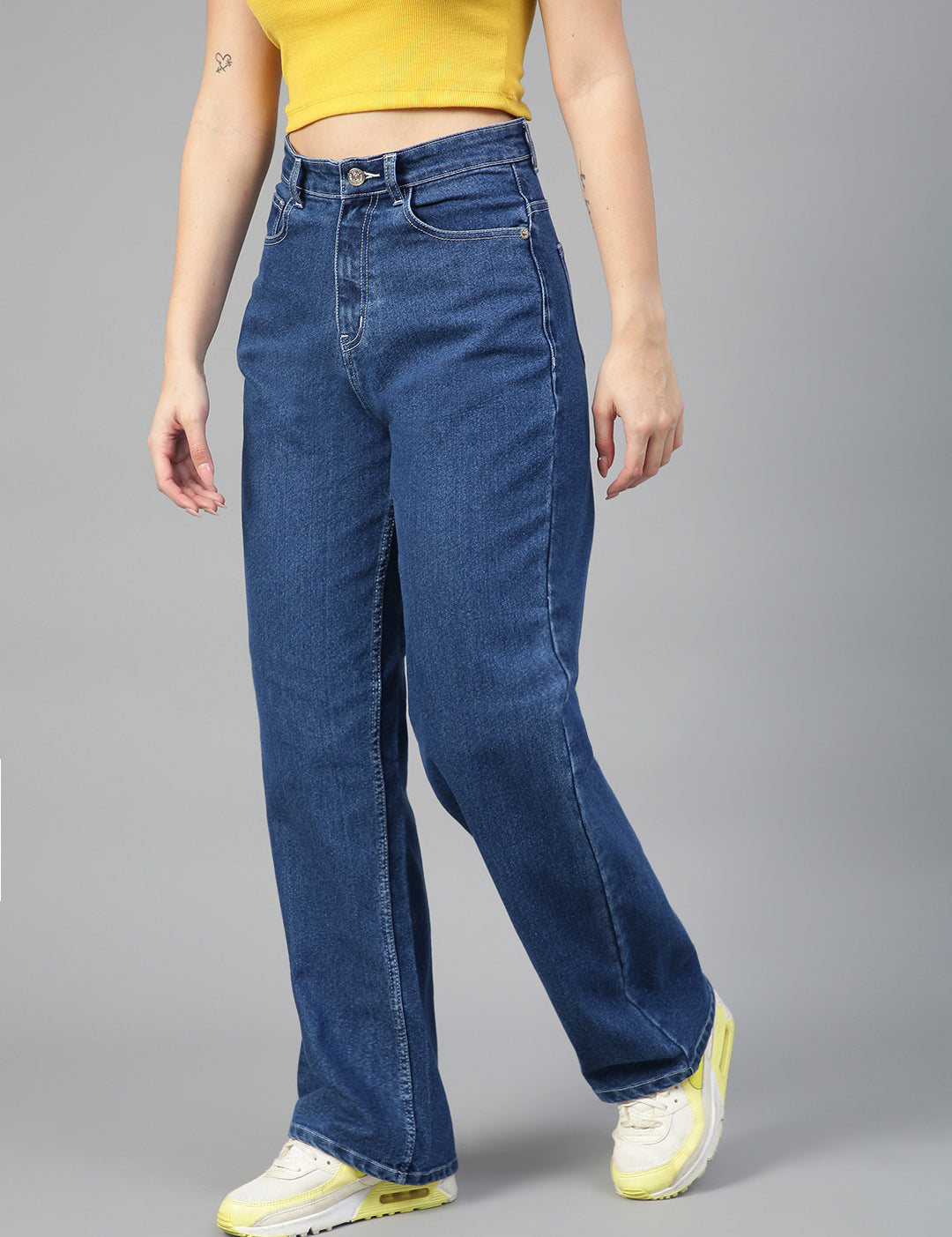 KOTTY Regular Women Dark Blue Jeans 