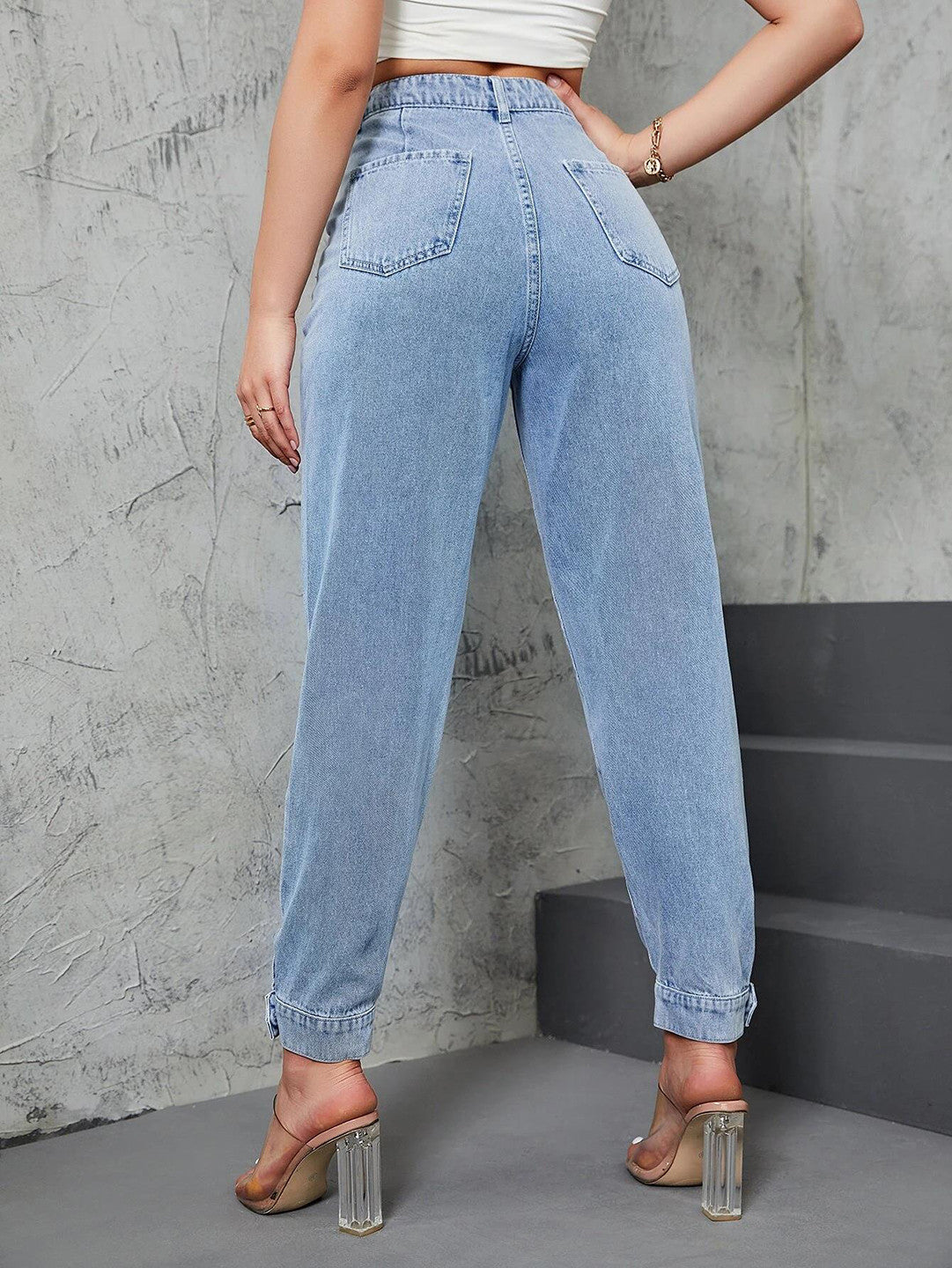 KOTTY Regular Women Light Blue Jeans 