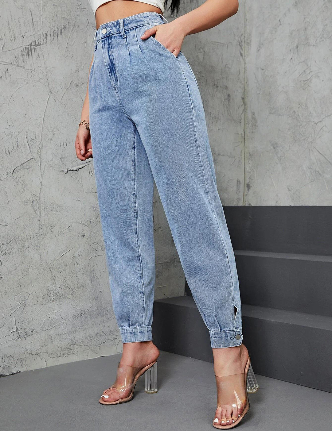 KOTTY Regular Women Light Blue Jeans 