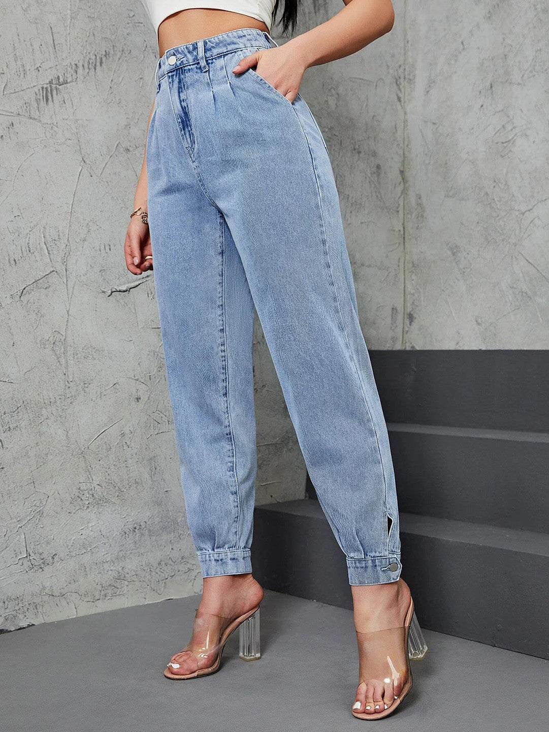 KOTTY Regular Women Light Blue Jeans 