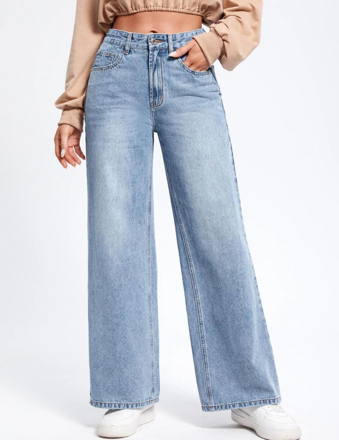 KOTTY Regular Women Light Blue Jeans 