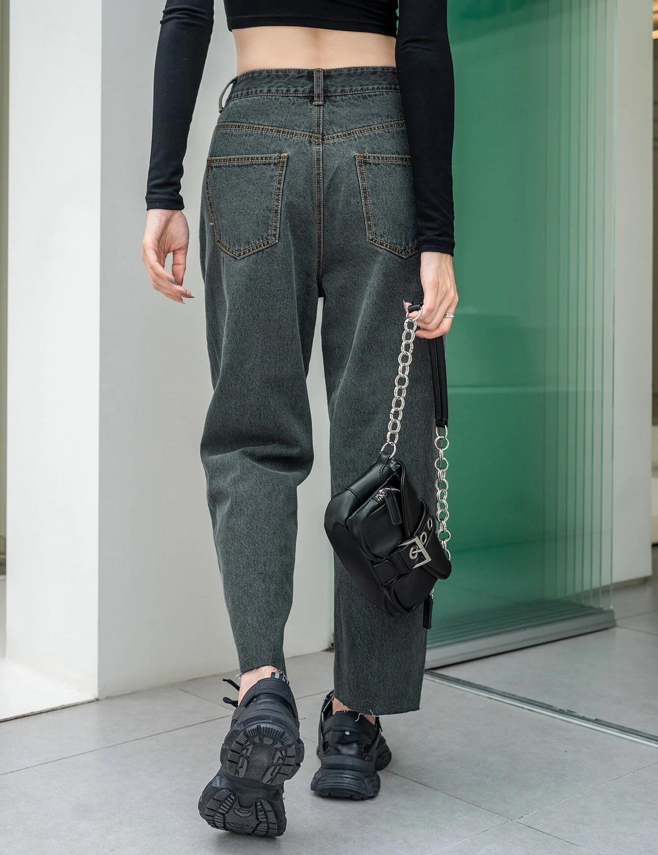 KOTTY Regular Women Dark Grey Jeans 