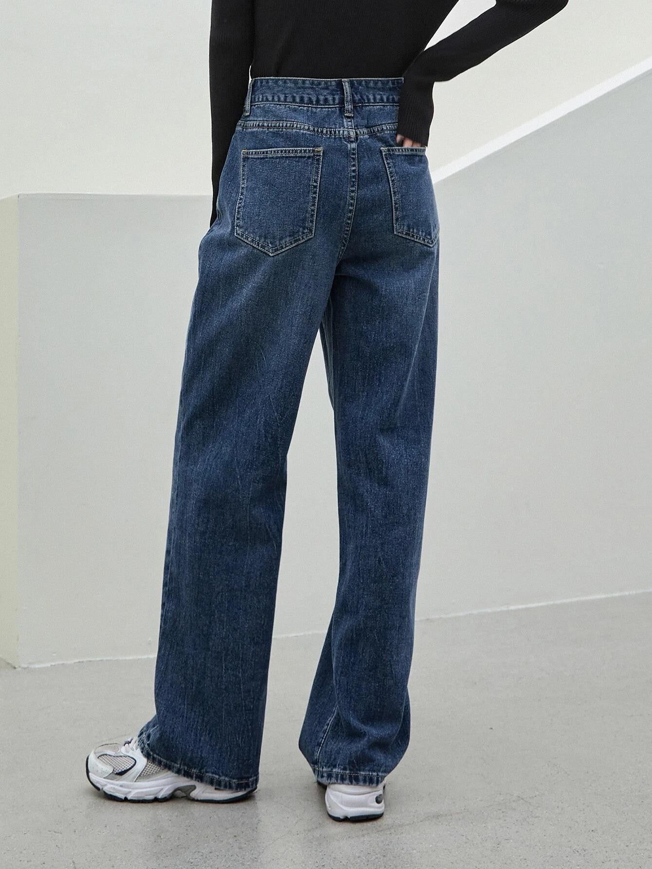 KOTTY Regular Women Dark Blue Jeans 