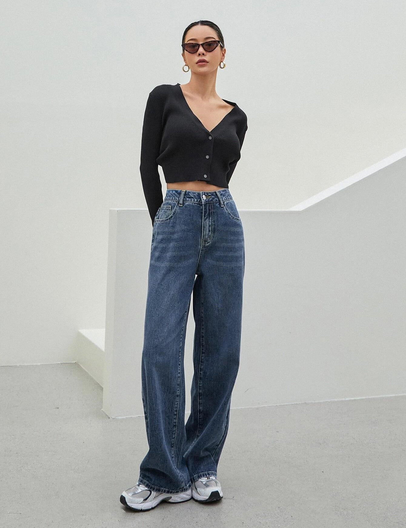 KOTTY Regular Women Dark Blue Jeans 