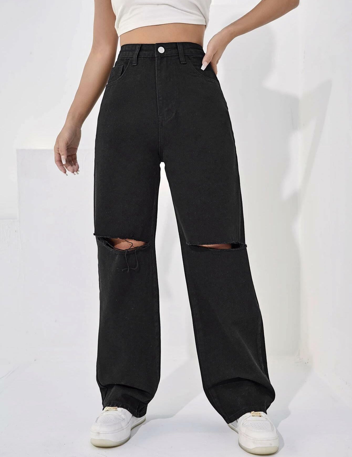 KOTTY Regular Women Black Jeans 