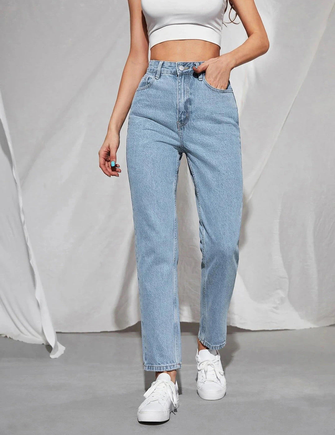 KOTTY Regular Women Light Blue Jeans 