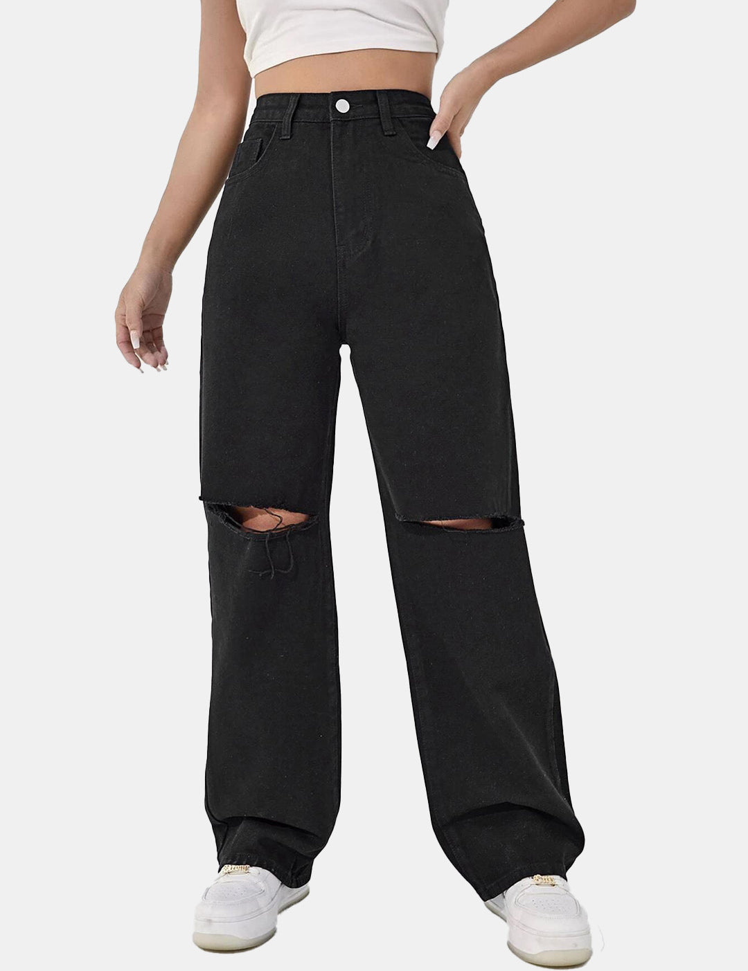 KOTTY Regular Women Black Jeans 