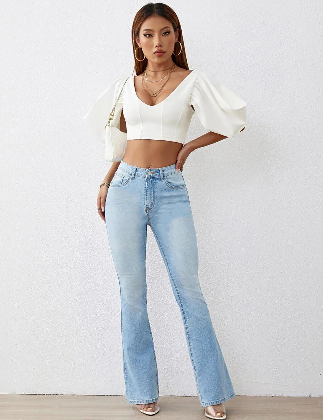 KOTTY Regular Women Light Blue Jeans 