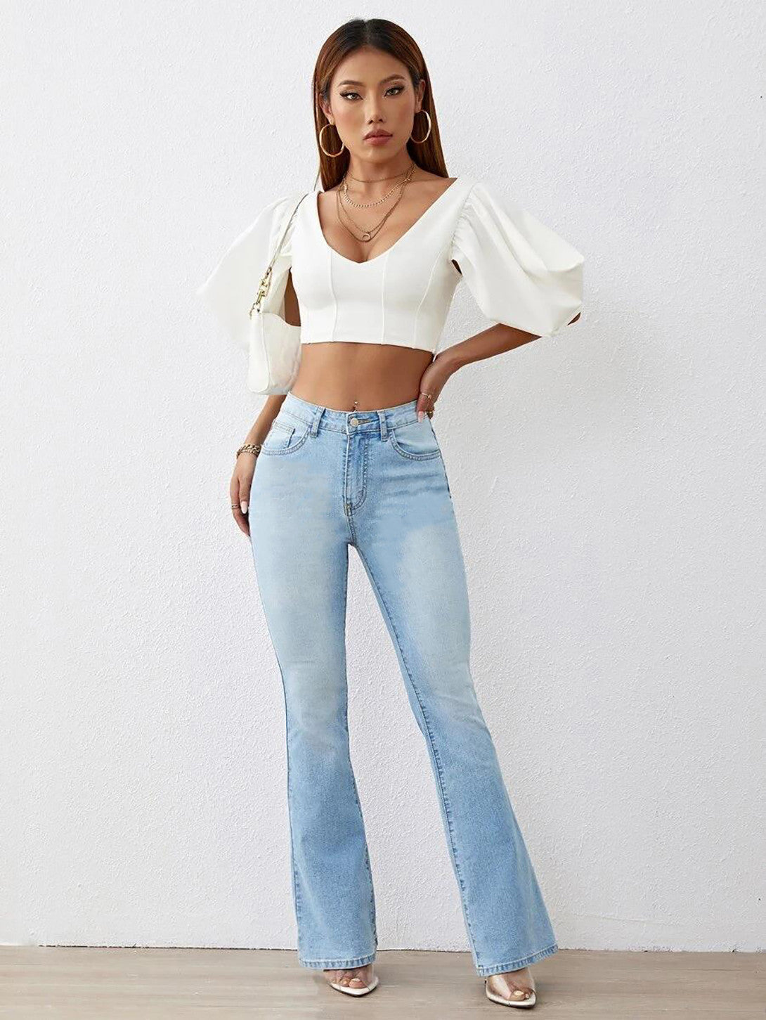 KOTTY Regular Women Light Blue Jeans 