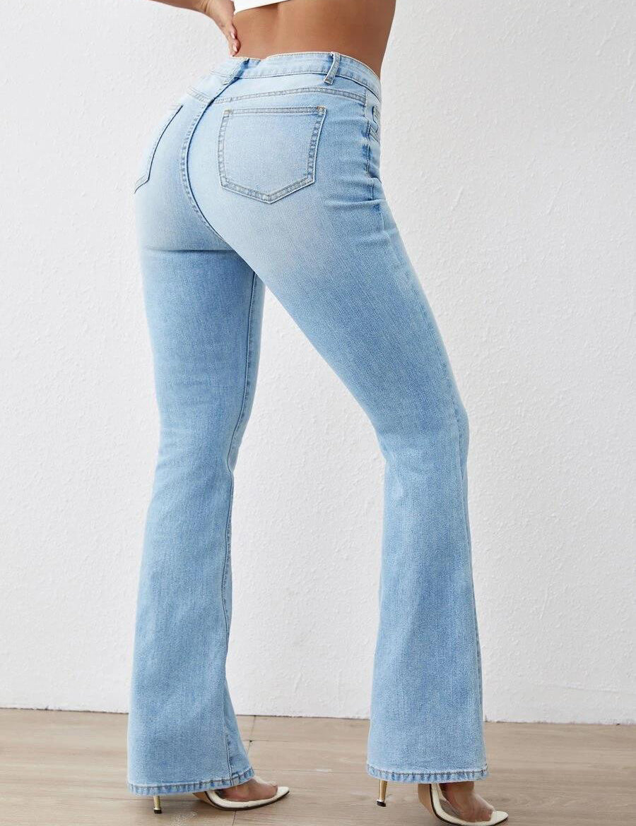 KOTTY Regular Women Light Blue Jeans 