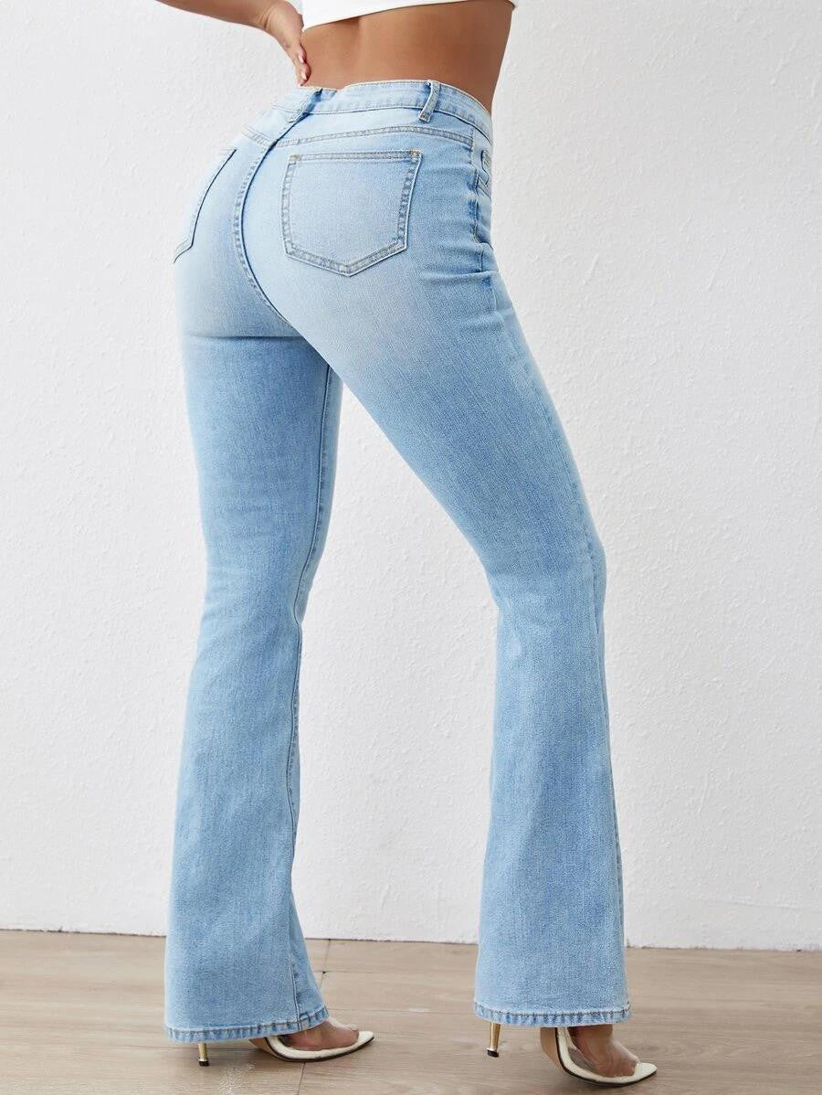 KOTTY Regular Women Light Blue Jeans 