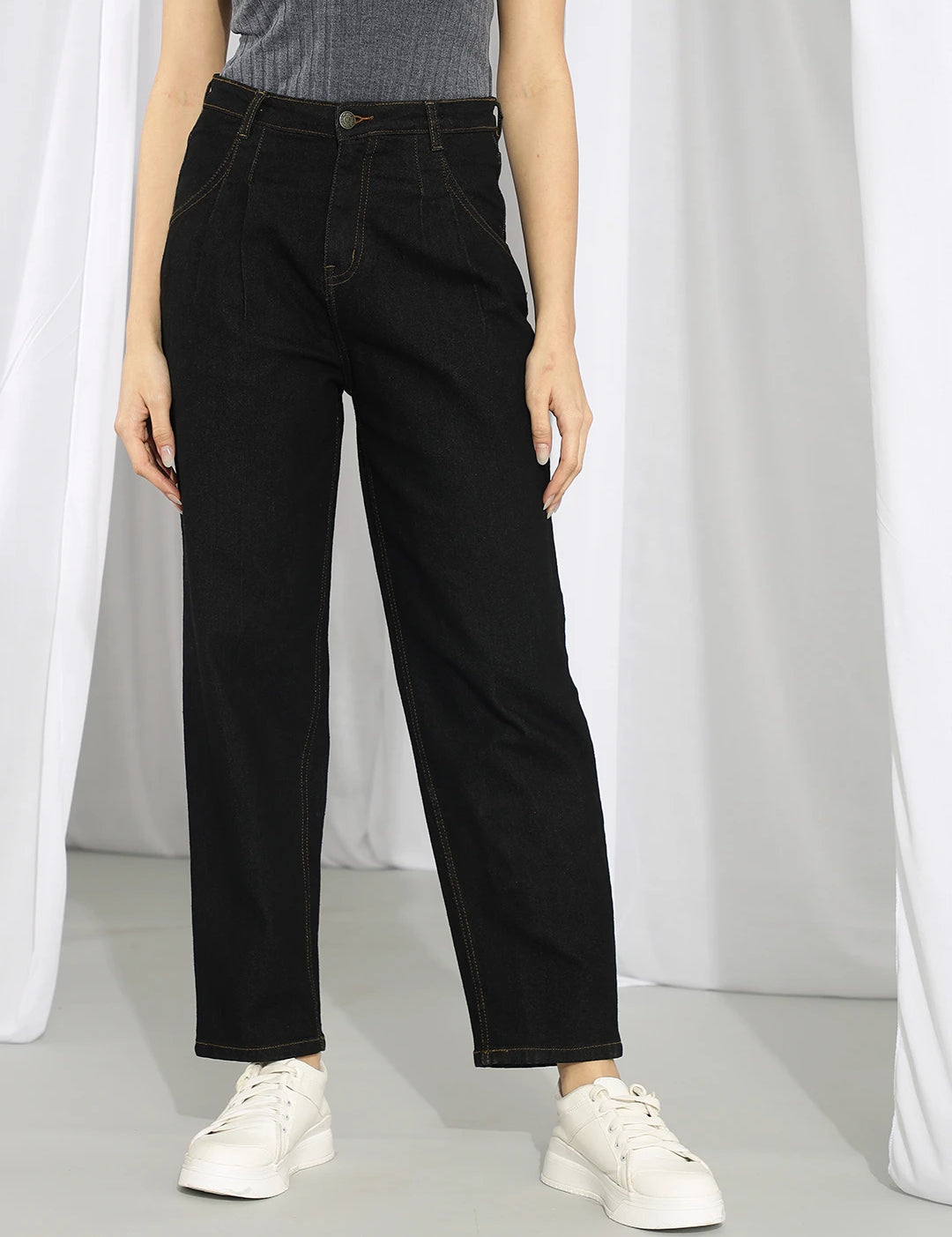 KOTTY Regular Women Black Jeans 