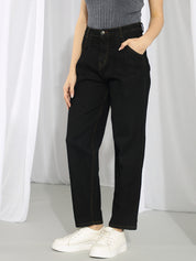 KOTTY Regular Women Black Jeans 
