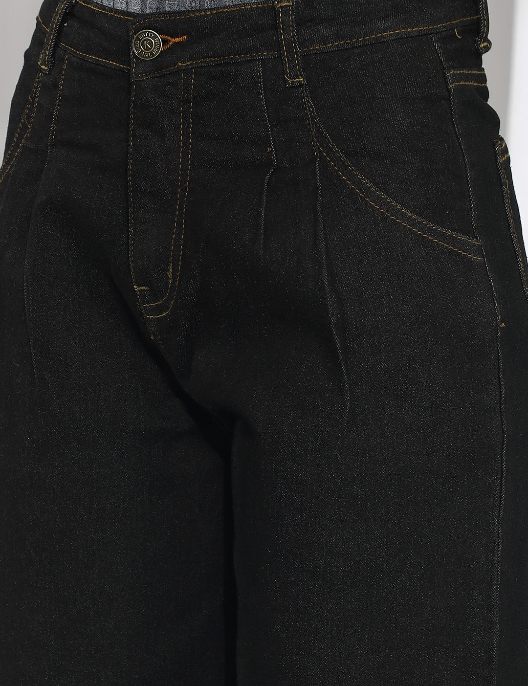 KOTTY Regular Women Black Jeans 
