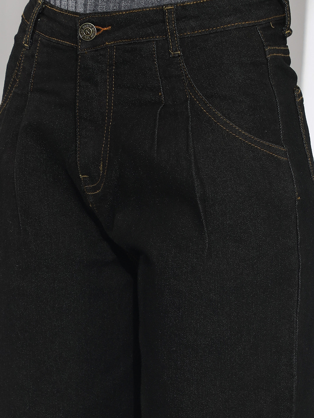 KOTTY Regular Women Black Jeans 