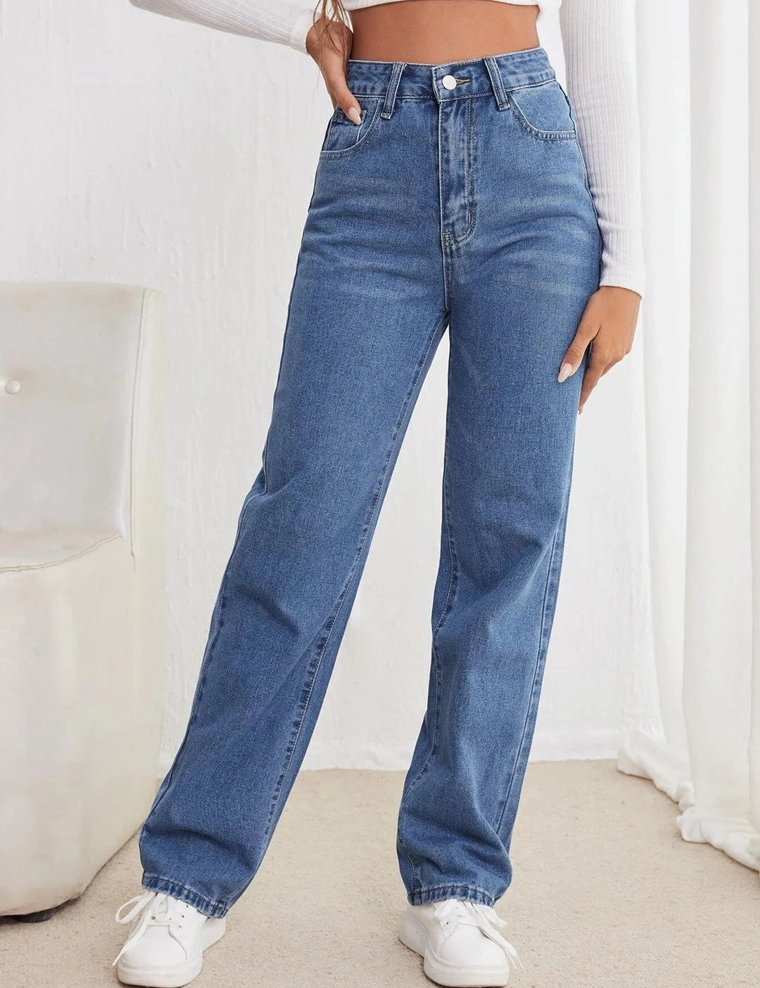 KOTTY Straight Fit Women Blue Jeans 