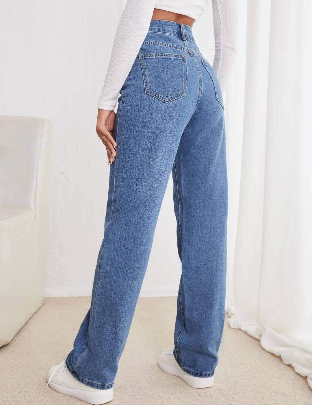 KOTTY Straight Fit Women Blue Jeans 