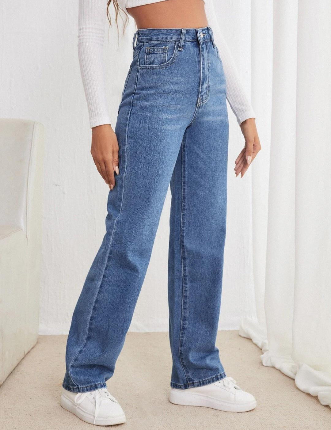KOTTY Straight Fit Women Blue Jeans 