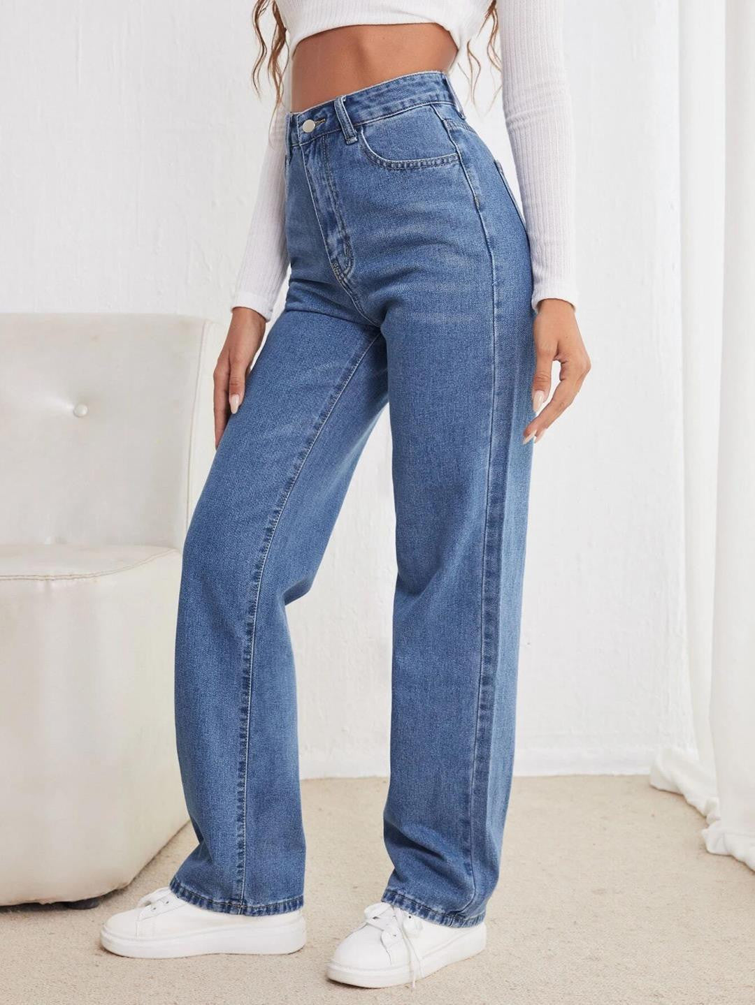 KOTTY Straight Fit Women Blue Jeans 