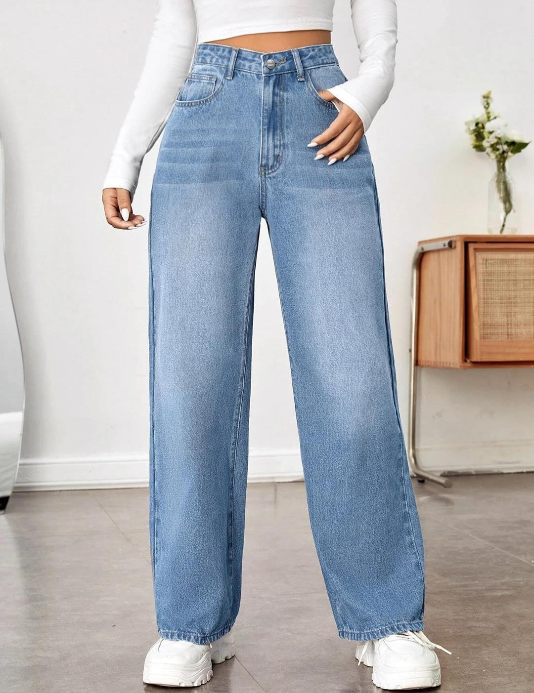 KOTTY Straight Fit Women Blue Jeans 
