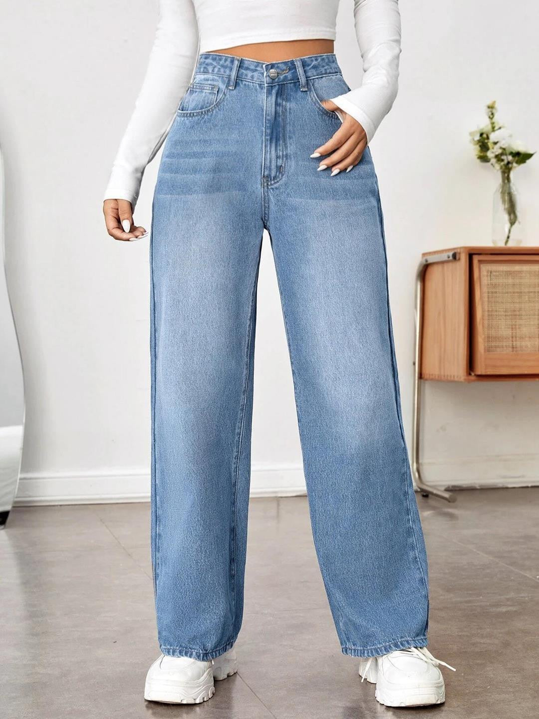KOTTY Straight Fit Women Blue Jeans 