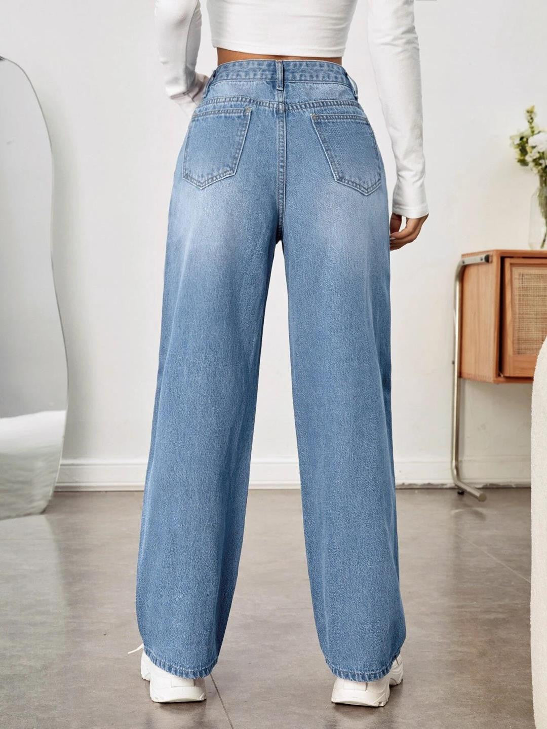 KOTTY Straight Fit Women Blue Jeans 