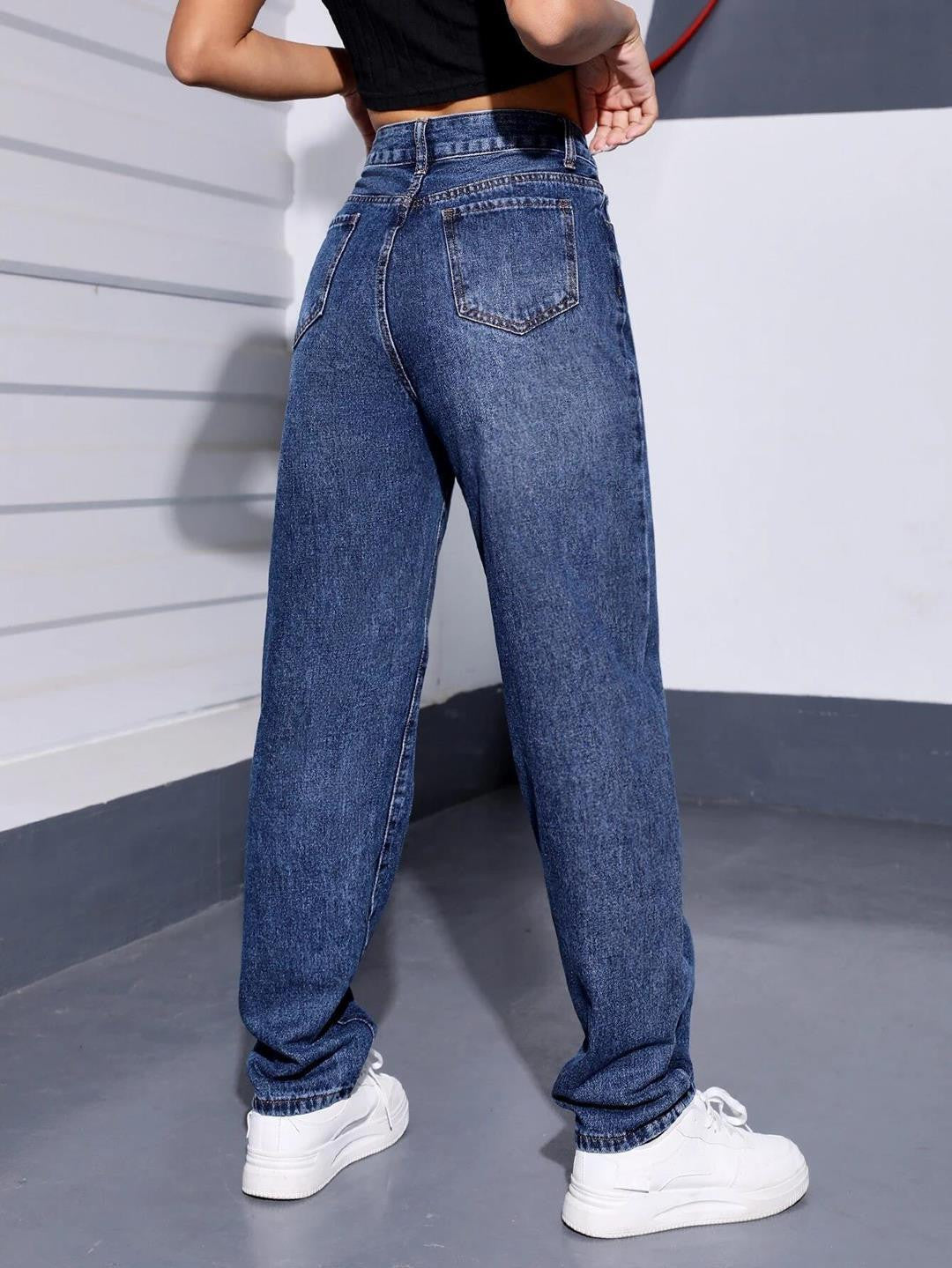 KOTTY Straight Fit Women Blue Jeans 