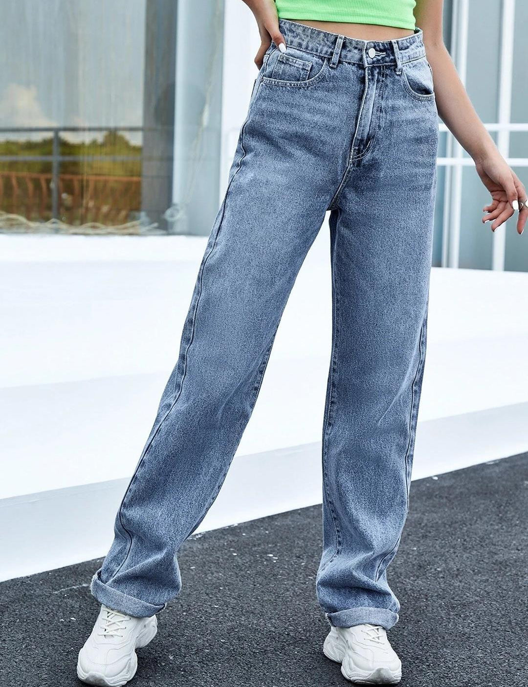 KOTTY Straight Fit Women Blue Jeans 