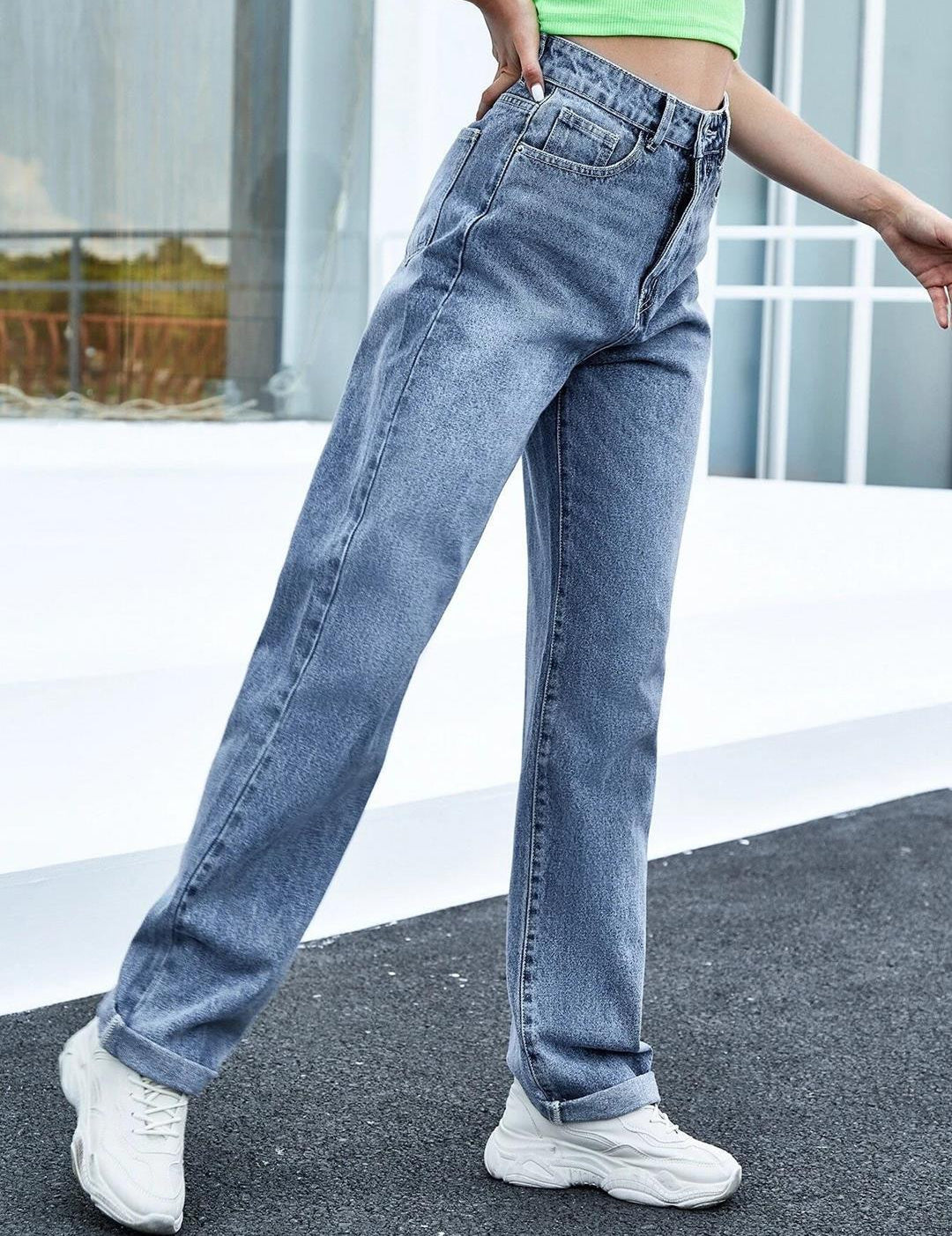 KOTTY Straight Fit Women Blue Jeans 