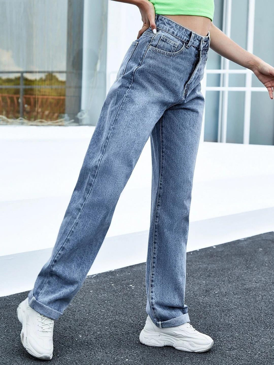KOTTY Straight Fit Women Blue Jeans 