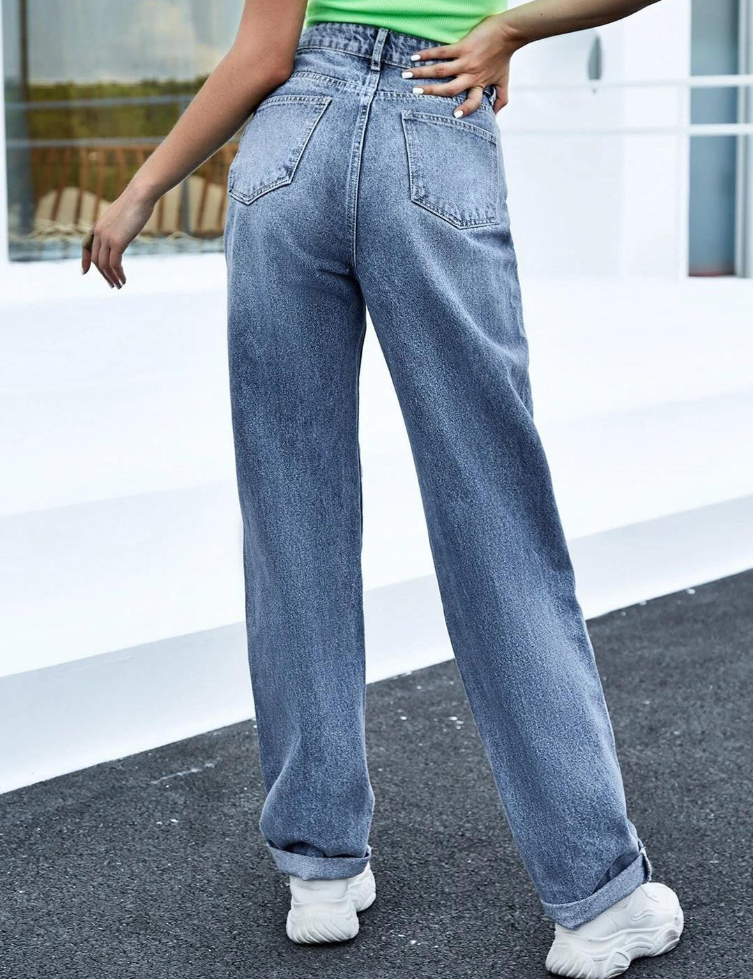 KOTTY Straight Fit Women Blue Jeans 