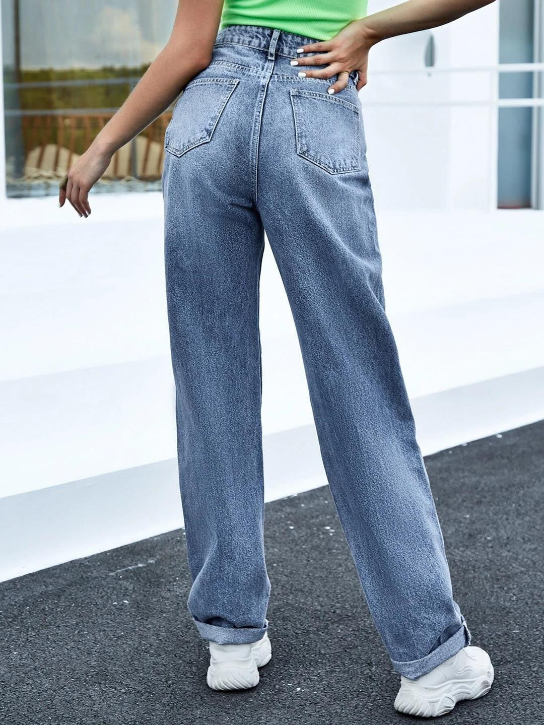 KOTTY Straight Fit Women Blue Jeans 