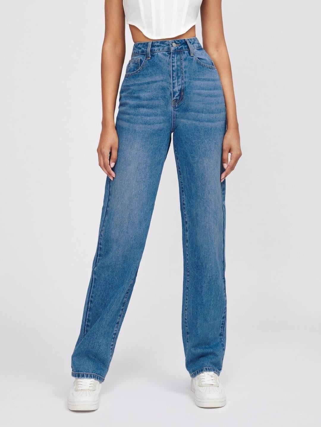 KOTTY Straight Fit Women Blue Jeans 