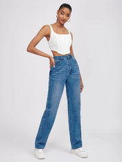 KOTTY Straight Fit Women Blue Jeans 