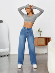 KOTTY Straight Fit Women Blue Jeans 