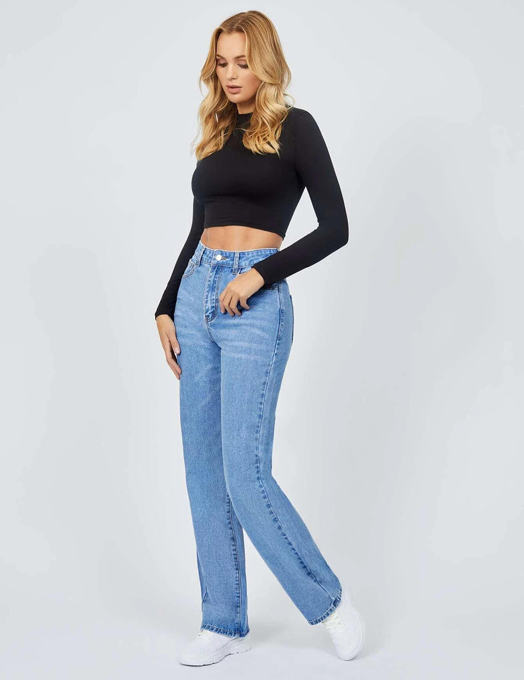 KOTTY Regular Women Light Blue Jeans 