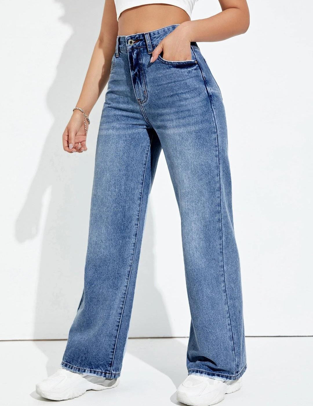KOTTY Straight Fit Women Blue Jeans 