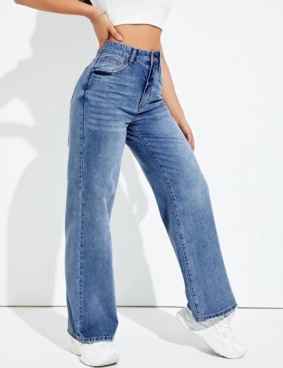 KOTTY Straight Fit Women Blue Jeans 