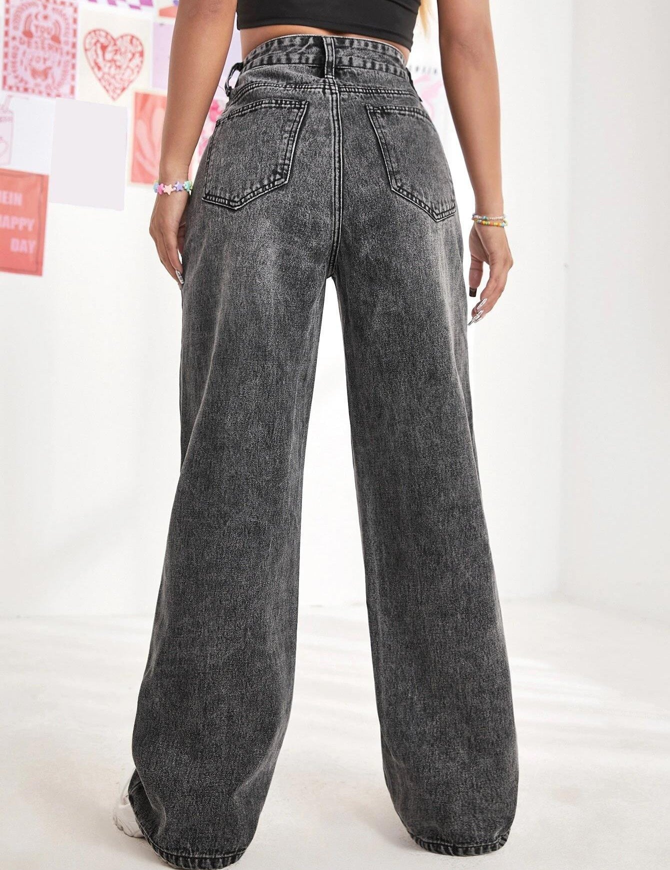 KOTTY Straight Fit Women Grey Jeans 