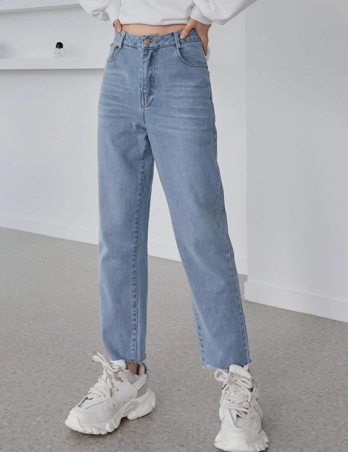 KOTTY Straight Fit Women Light Blue Jeans 