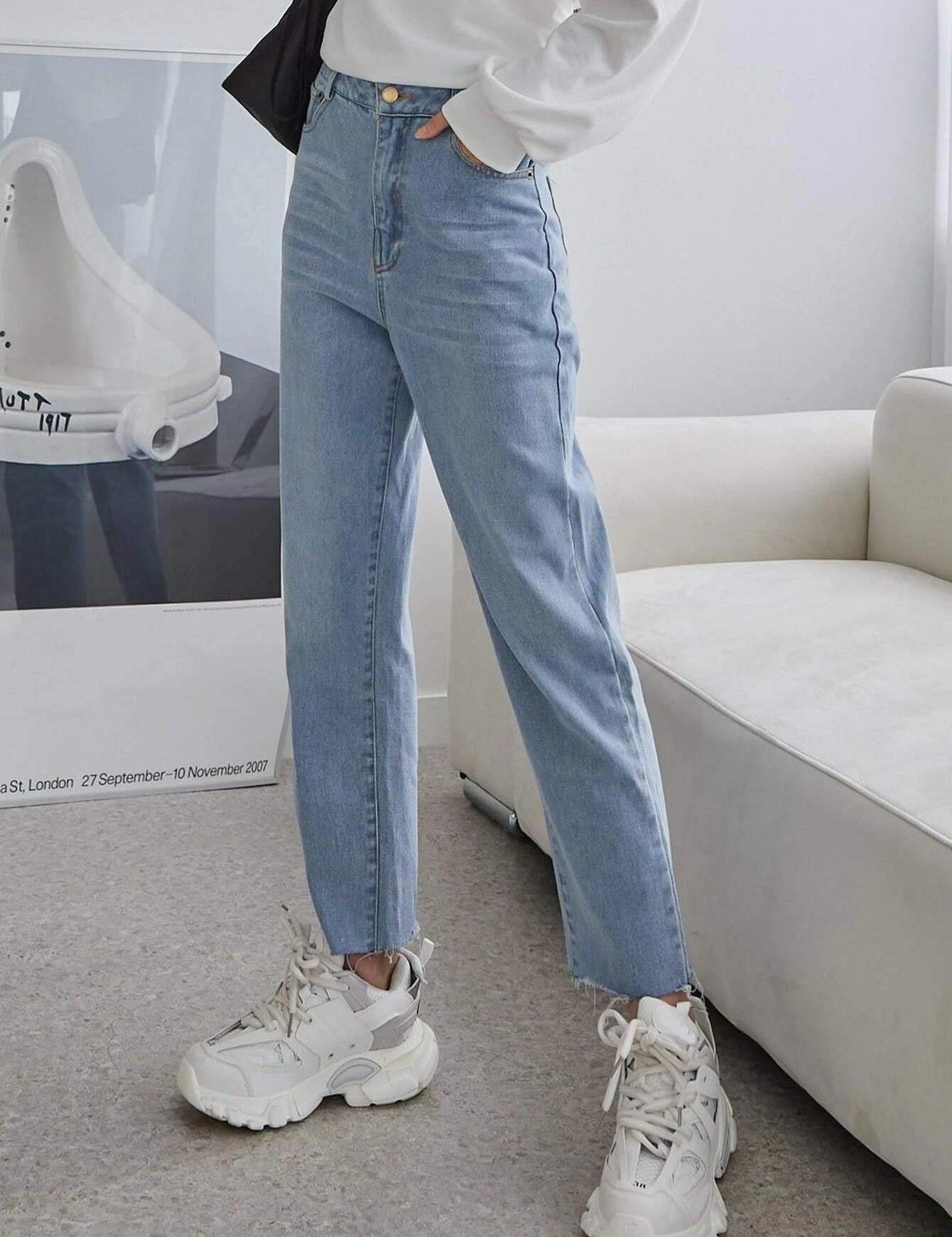 KOTTY Straight Fit Women Light Blue Jeans 