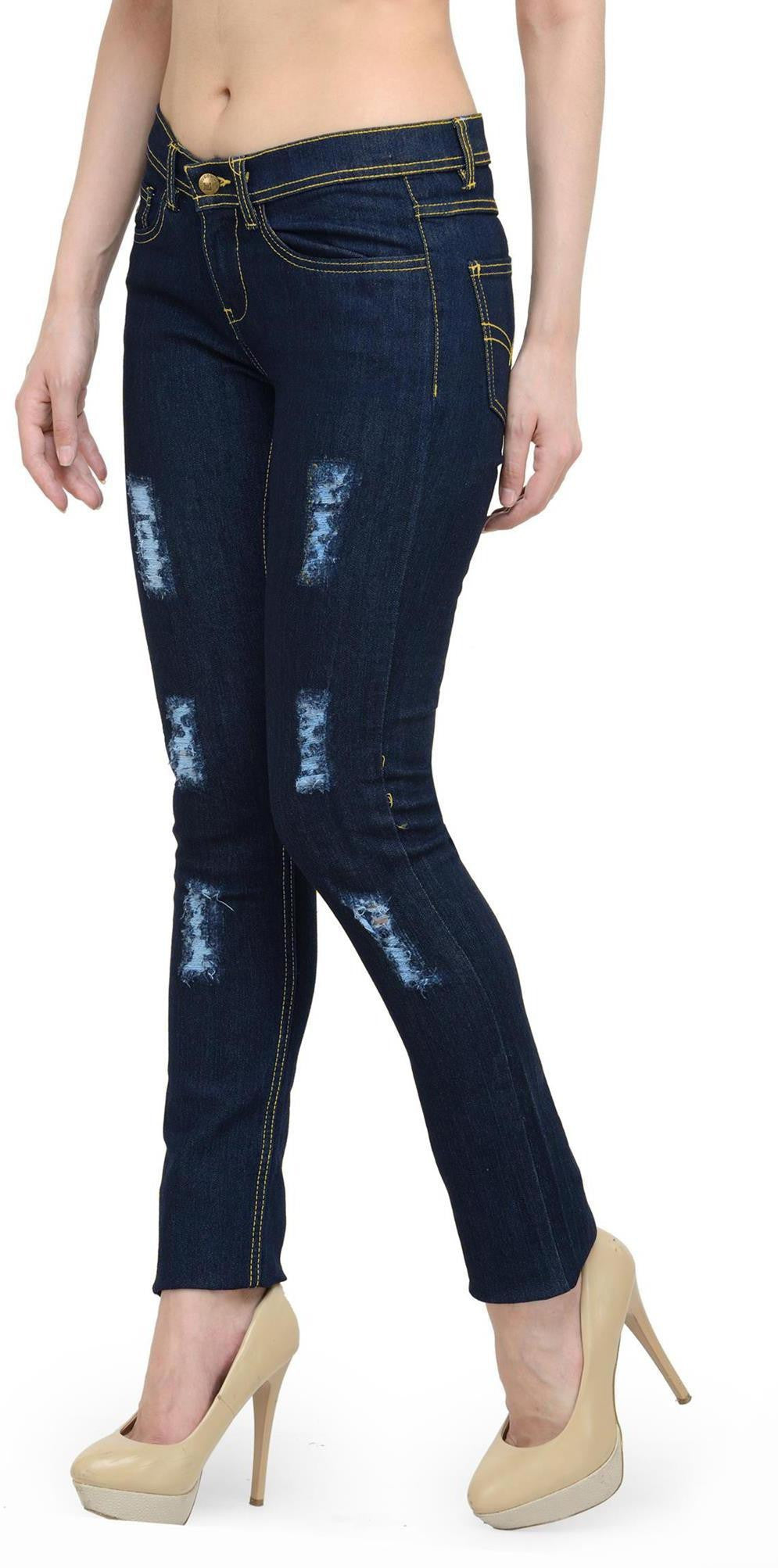 KOTTY Regular Women Dark Blue Jeans 