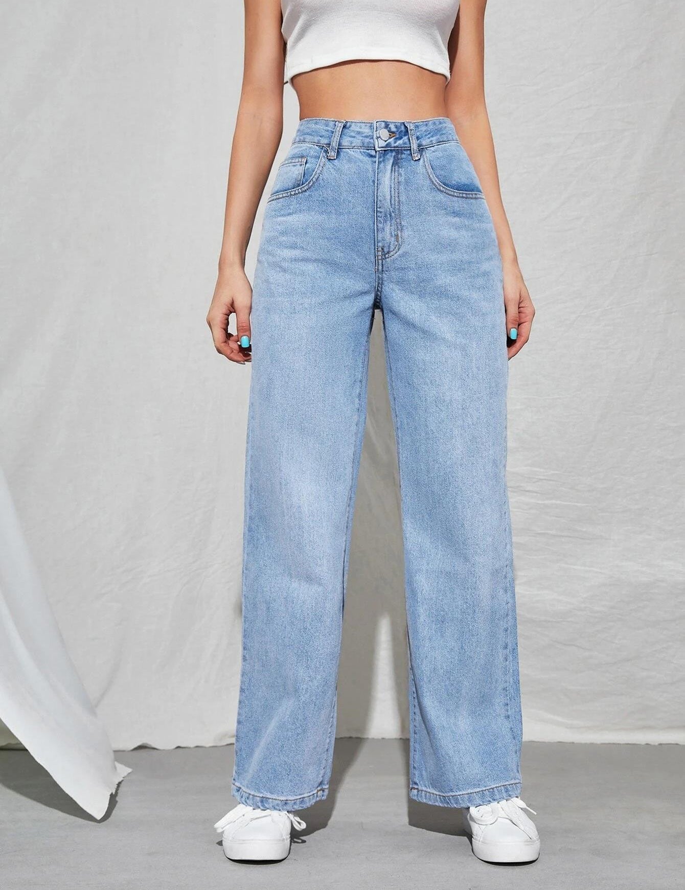 KOTTY Regular Women Light Blue Jeans 