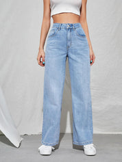 KOTTY Regular Women Light Blue Jeans 
