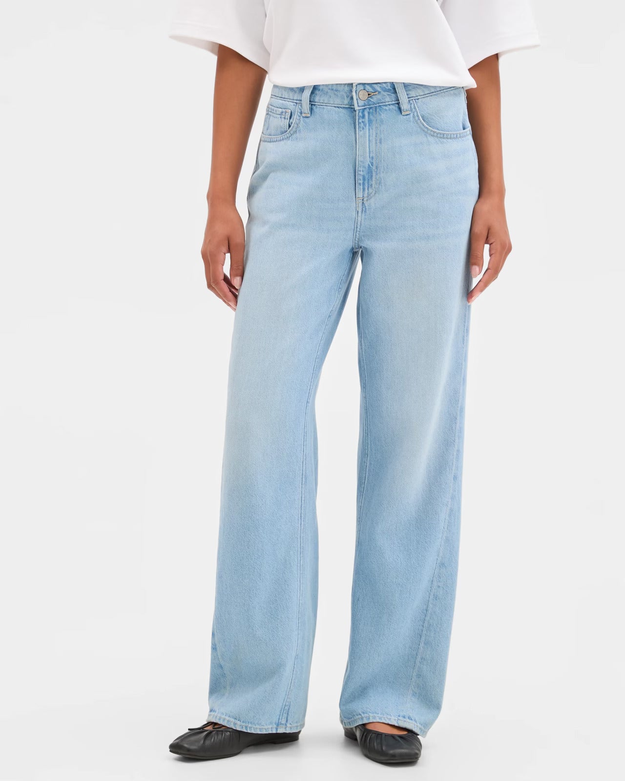 Women"s high-rise Ocean blue Denim jeans