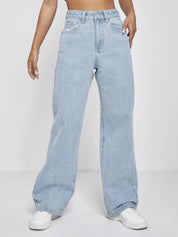 KOTTY Regular Women Light Blue Jeans 